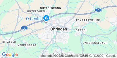 Karte Öhringen
