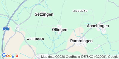 Karte Öllingen