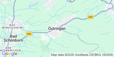 Karte Östringen