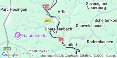 Karte Übereisenbach