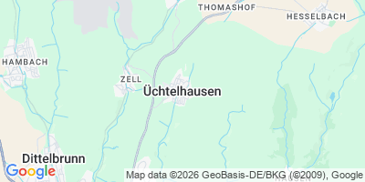 Karte Üchtelhausen