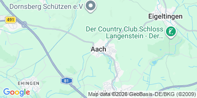 Karte Aach