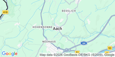 Karte Aach