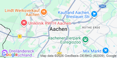 Karte Aachen