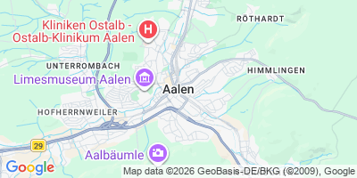 Karte Aalen