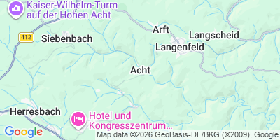 Karte Acht