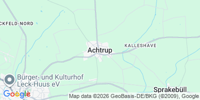 Karte Achtrup