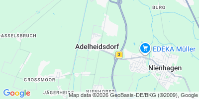 Karte Adelheidsdorf