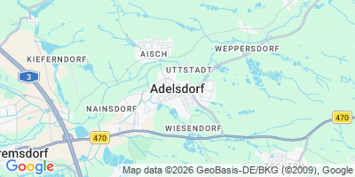 Karte Adelsdorf