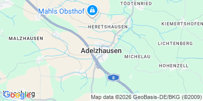 Karte Adelzhausen