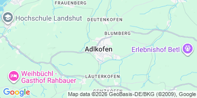 Karte Adlkofen