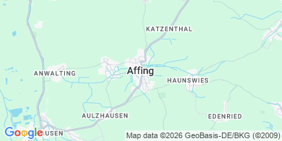 Karte Affing