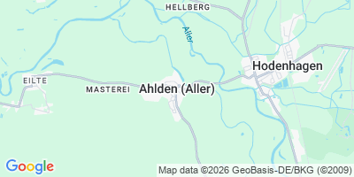 Karte Ahlden (Aller)