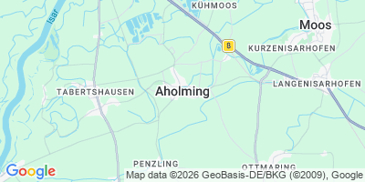 Karte Aholming