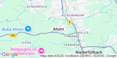 Karte Ahorn