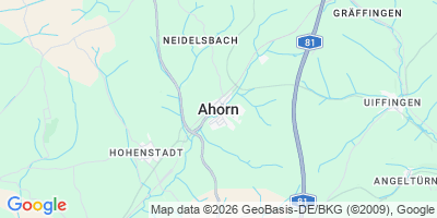 Karte Ahorn