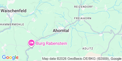 Karte Ahorntal