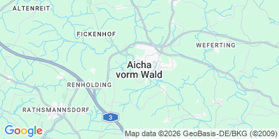 Karte Aicha vorm Wald