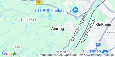 Karte Ainring
