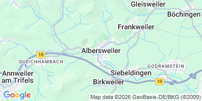 Karte Albersweiler