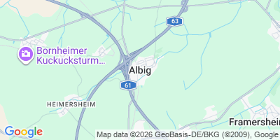 Karte Albig