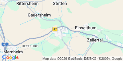 Karte Albisheim (Pfrimm)