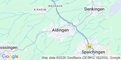 Karte Aldingen