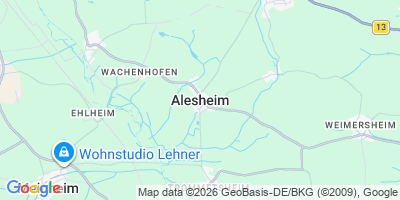 Karte Alesheim