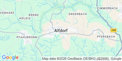Karte Alfdorf