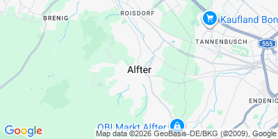 Karte Alfter