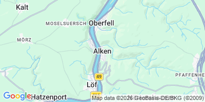Karte Alken