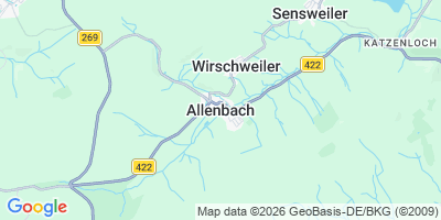 Karte Allenbach