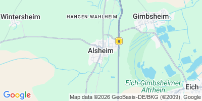 Karte Alsheim