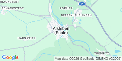 Karte Alsleben (Saale)