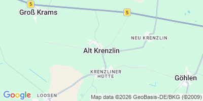 Karte Alt Krenzlin