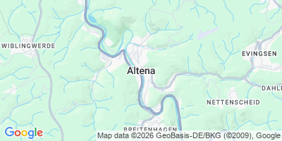 Karte Altena