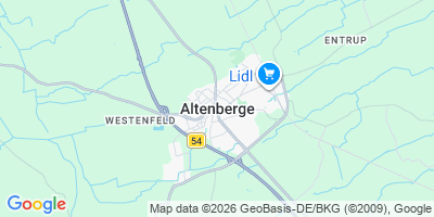 Karte Altenberge