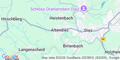 Karte Altendiez