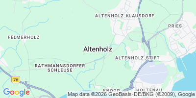 Karte Altenholz