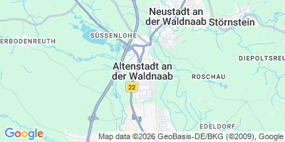 Karte Altenstadt a.d.Waldnaab