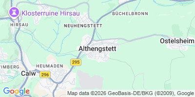 Karte Althengstett