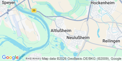 Karte Altlußheim
