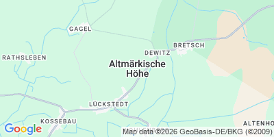 Karte Altmärkische Höhe