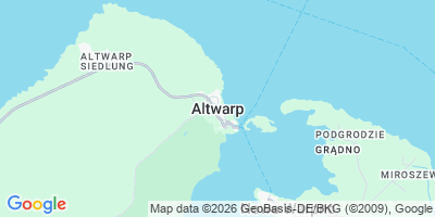 Karte Altwarp