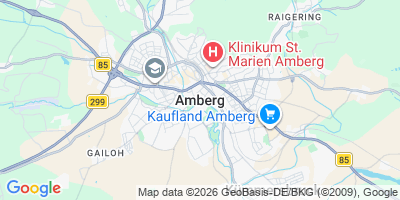 Karte Amberg