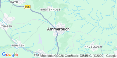 Karte Ammerbuch