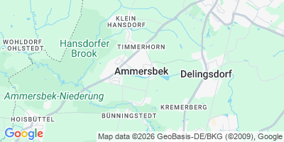 Karte Ammersbek