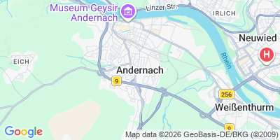 Karte Andernach