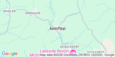 Karte Antrifttal
