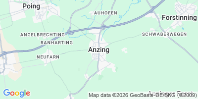 Karte Anzing